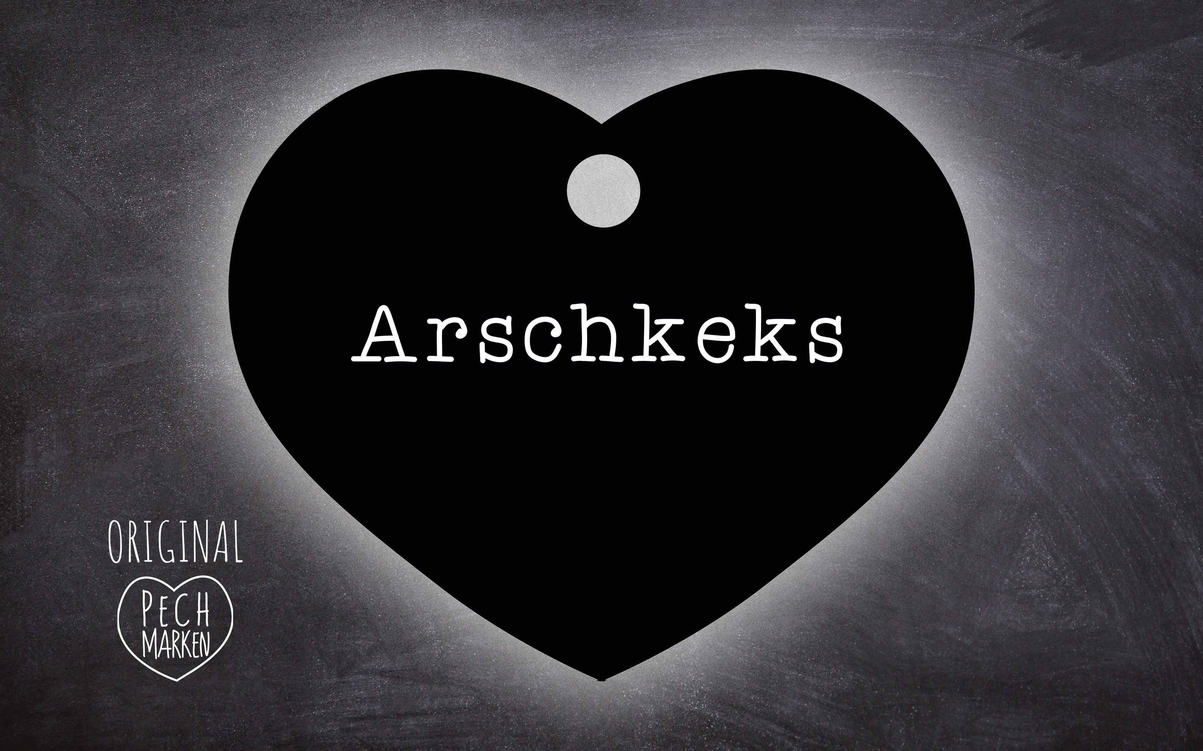 Pechmarke "Arschkeks"