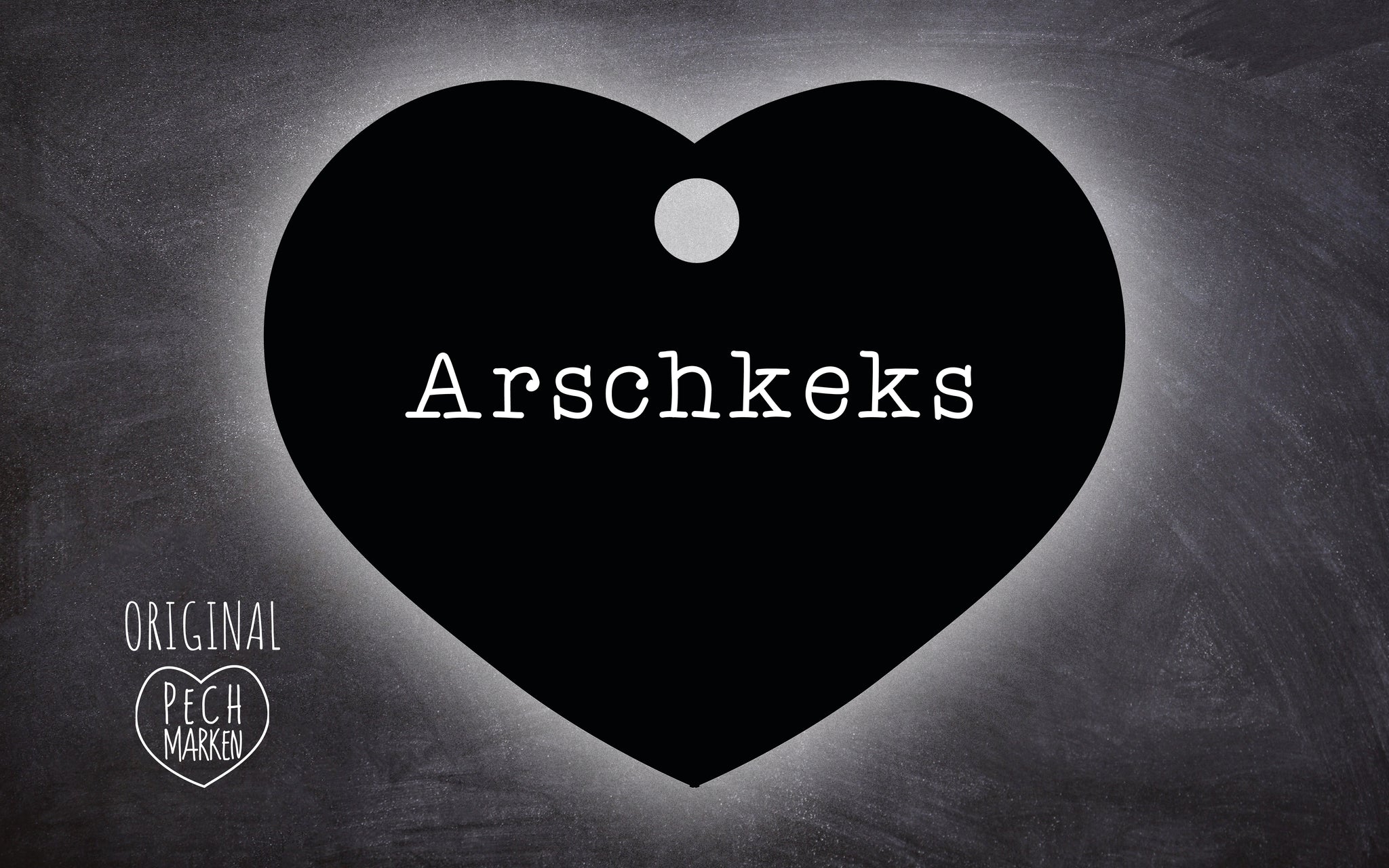 Pechmarke "Arschkeks"