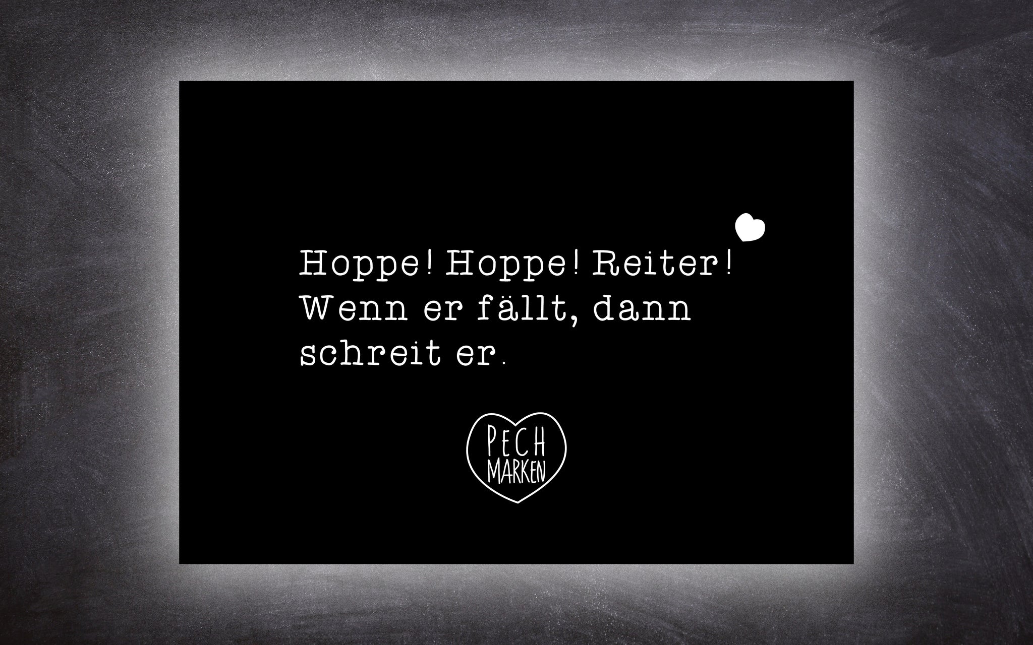 Postkarte "Hoppe Hoppe Reiter"