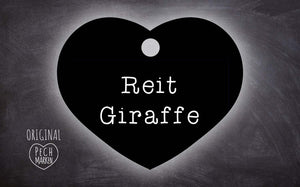 Pechmarke "Reitgiraffe"